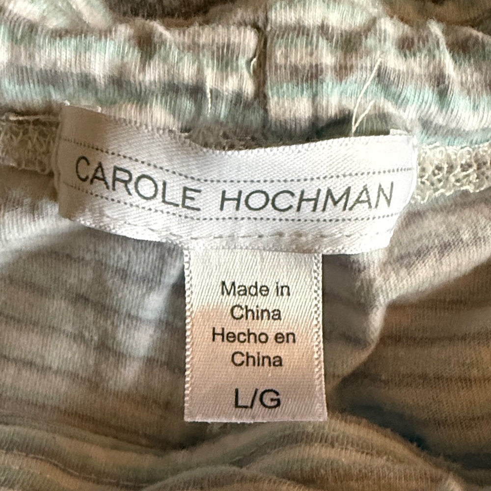 Carole Hochman Gray and White and Blue Loungewear - Picture 2 of 9